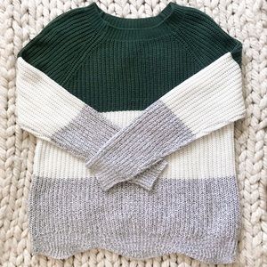 Colour Block Sweater